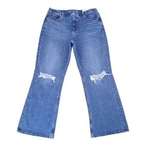 American Eagle CURVY 90s BOOTCUT Boot Flare Jeans Plus Size 20 LONG